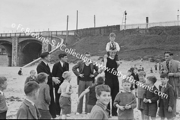 FR SWEETMAN S.J. WITH BOYS OF SUNSHINE HOME